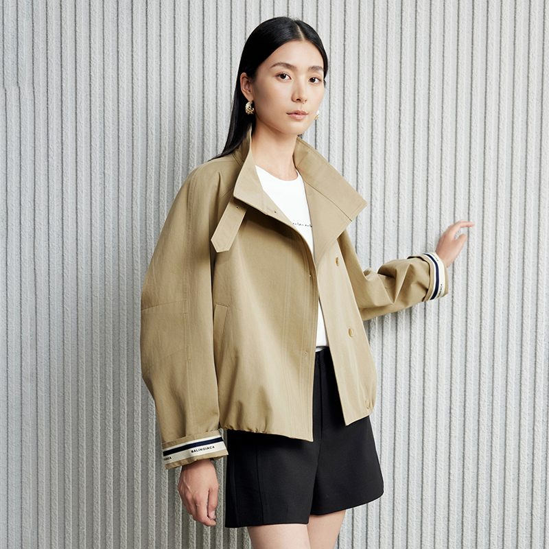 短款风衣女款2025新款小个子英伦风今年流行休闲松弛感外套夹克女