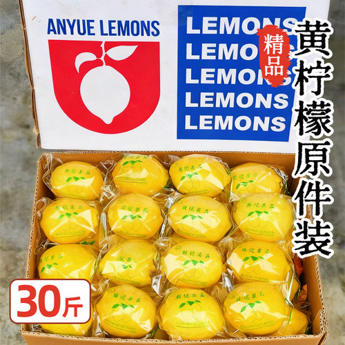 当季水果现摘一级青批发黄柠檬