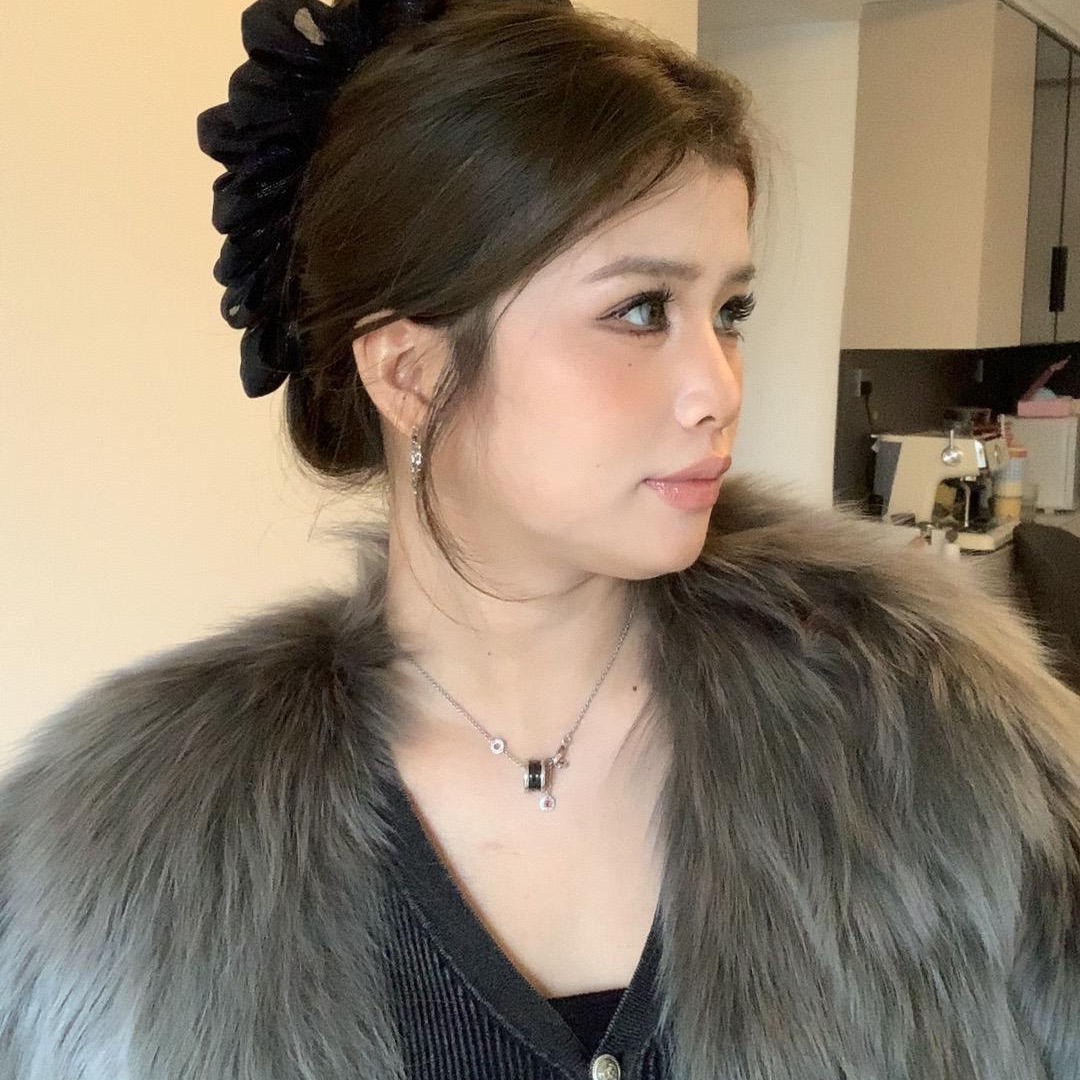 气质云朵泡泡网纱抓夹