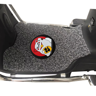 适用于爱玛凌迈F169电动车脚垫 TDR4172Z防水防滑耐磨丝圈脚垫踏
