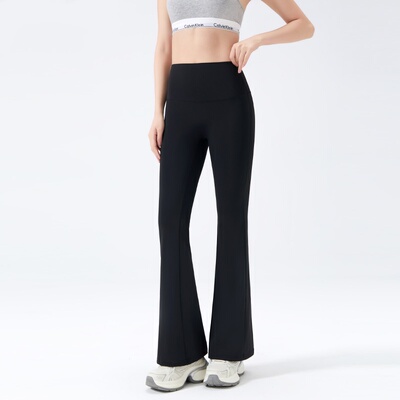 高腰微喇提臀显瘦瑜伽长裤女款