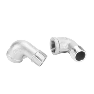 304/316L不锈钢内丝弯头内外丝异径内牙弯头丝扣45度/90度内螺纹