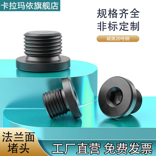 碳钢内六角法兰面丝堵