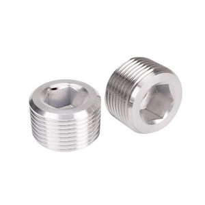 304/316L不锈钢内六角堵头丝堵油塞闷头螺塞PT/NPT1/81/43/81/2