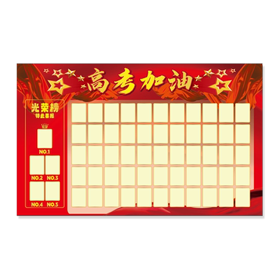班级光荣榜中高考冲刺墙背胶海报