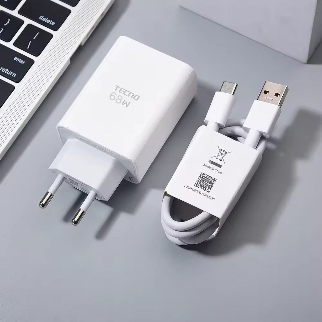 非洲热销适用传音Infinix/TECNO/intel 手机快充充电器线33W/45W/90W/68W/70W/100W/120W套装