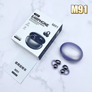 M91夹耳不入耳骨传导蓝牙耳机