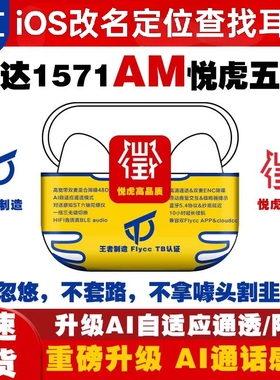 悦虎1571AM华强北3pro2洛达五代蓝牙耳机4二代四代E降噪5代1562AE