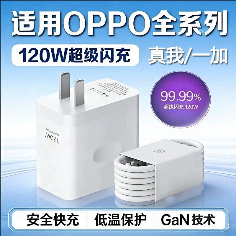 适用一加真我120W足功率闪充套装