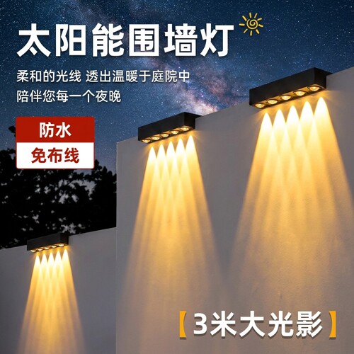 2026新款升级太阳能户外洗墙灯