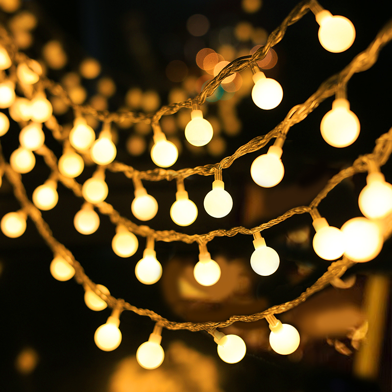 户外露营天幕氛围灯串满天星太阳能led小彩灯圣诞节装饰闪灯串灯