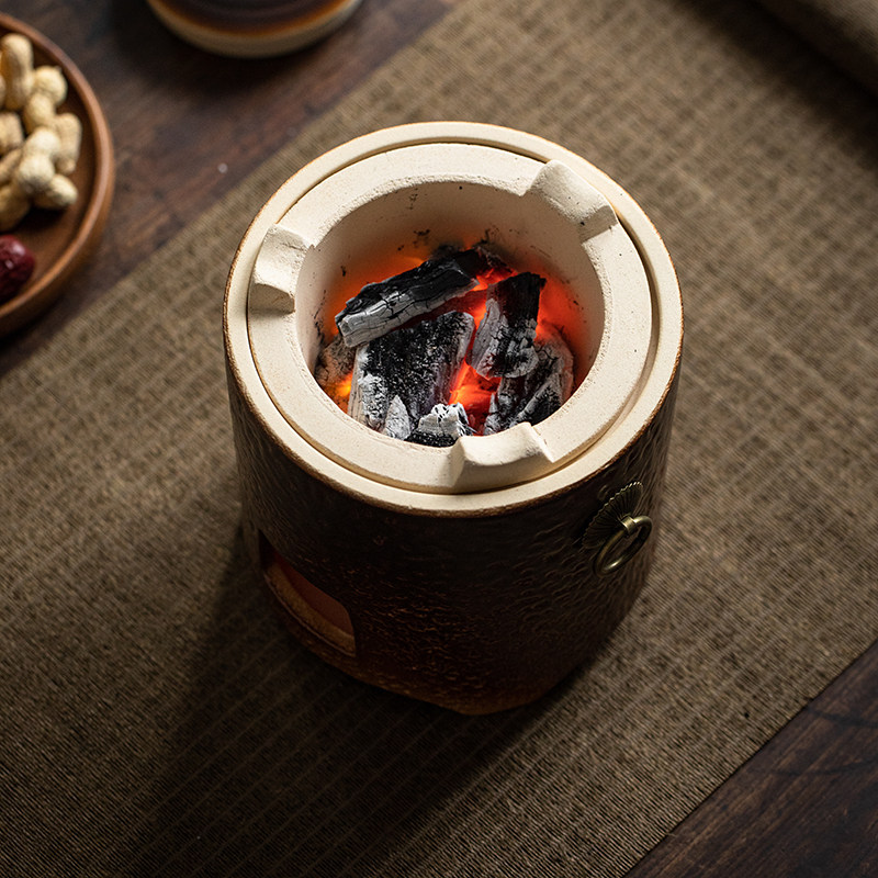 炭炉围炉煮茶炉煮茶小炭炉户外老式炭火炉煮茶壶碳炉子烧烤炉隔热图片