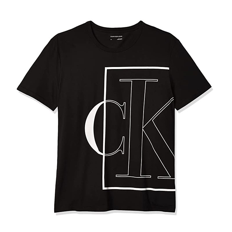 Calvin Klein/凯文克莱男春夏新款CK短袖休闲印花LOGO字母T恤集C