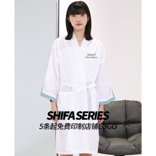 理发店客袍美发客服防水不沾发