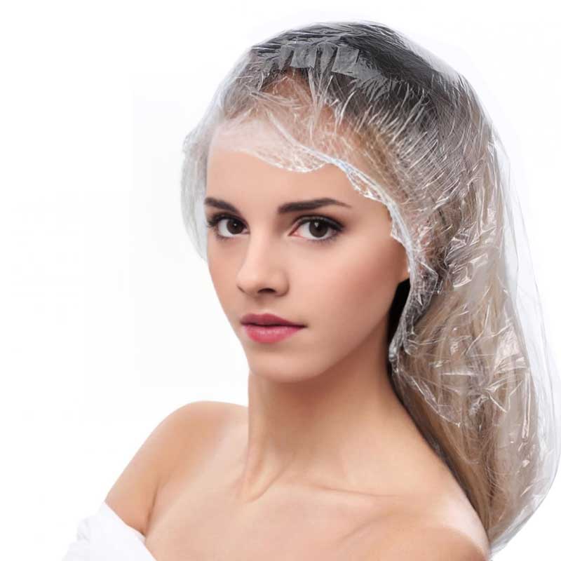 特大号一次性浴帽防水防尘防油烟女款淋浴洗澡染发头套酒店厨房