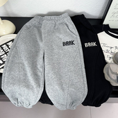 洋气束脚裤 儿童运动裤 小童宝宝百搭休闲裤 男童柔软卫裤 子潮 春秋装