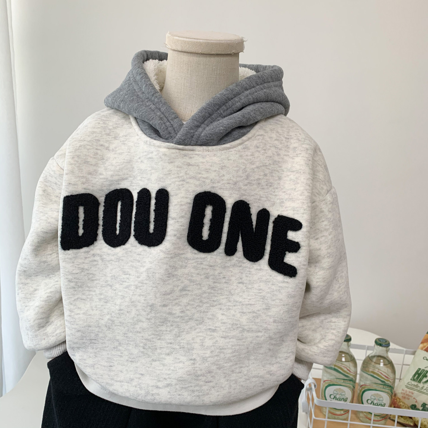 男童加绒卫衣秋冬羊羔绒休闲帽衫2025新款儿童韩版宽松毛巾绣上衣,童装/婴儿装/亲子装,卫衣/绒衫,淘宝优惠券,粉丝福利购,淘宝优惠卷