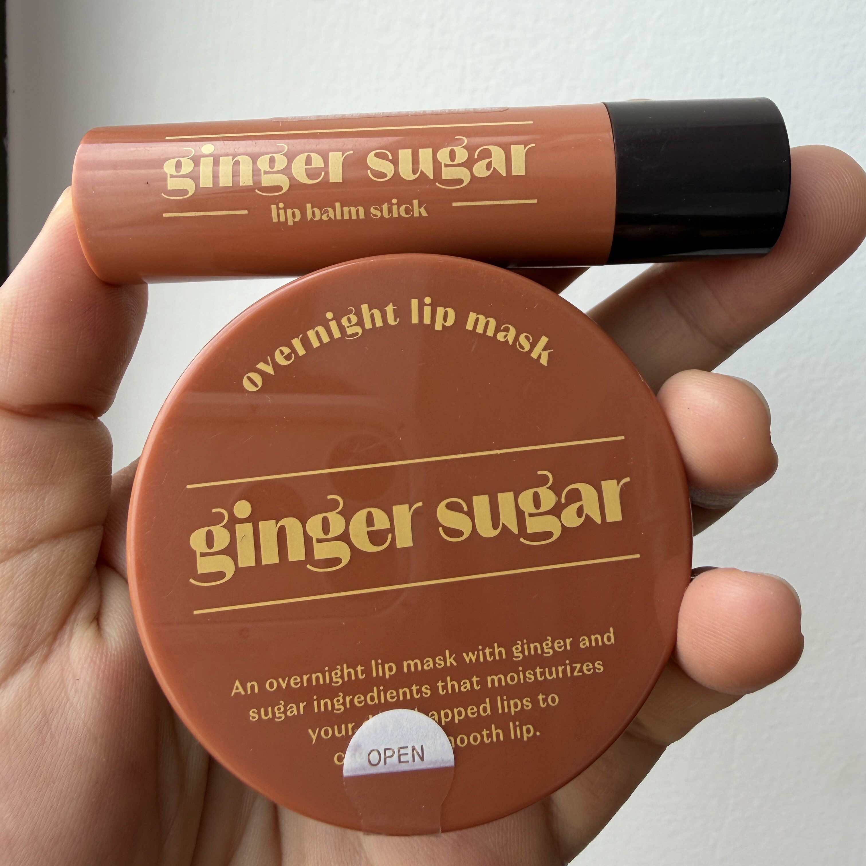 韩国Amore/爱茉莉GINGER SUGAR生姜甜蜜蜜精华润唇膏唇膜啫喱滋润