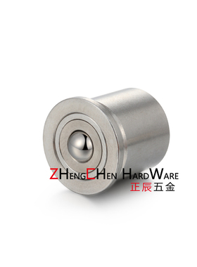 BCHP/BCHPT钢珠滚轮万向珠ZC401不锈钢压入式带柱塞 QDF01/QDF02
