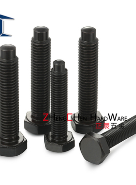 PBE01定位螺栓 外六角头 螺纹凸端R角型  标准牙STBA4 5 6 9 10