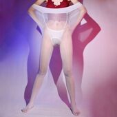 性感200斤大码 男士 丝袜黑色性感超薄912针油光连体袜