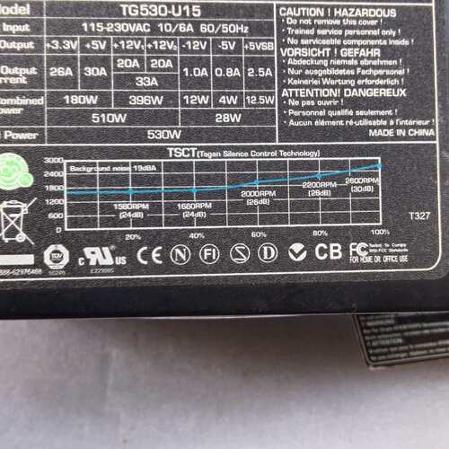议价Tagan TG530-U15 工业电源可维修