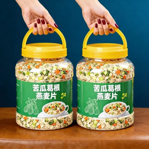 苦瓜葛根燕麦片营养即食健康膳食早餐饱腹麦片免煮代餐味道正宗的
