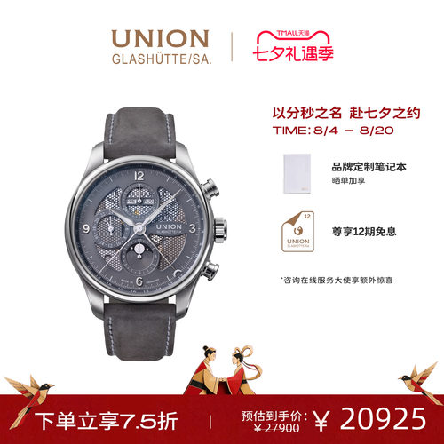 Union格拉苏蒂宇联腕表