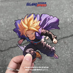 龙珠汽车贴纸特兰克斯摩托机车后尾门标志贴画贴车身后挡风贴