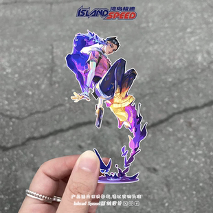 无畏契约汽车贴纸暮蝶动漫游戏英雄角色笔记本电脑装 饰贴画