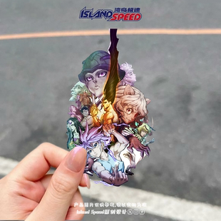 全职猎人汽车贴纸嵌合蚁蚁王梅路艾姆三护卫动漫角色笔记本装 饰贴