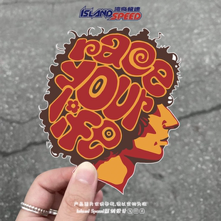 Marco Simoncelli纪念标志汽车贴纸摩托车赛车手涂鸦贴防晒贴花