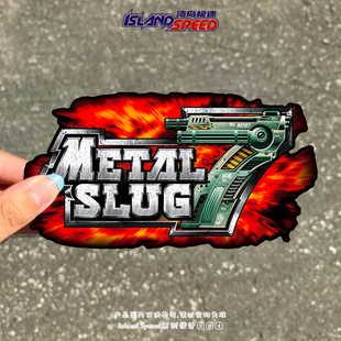 Metal 7汽车贴纸合金弹头7射击创意车身车门卡通贴纸 Slug