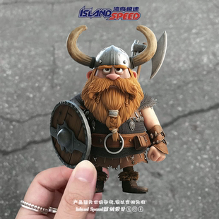 驯龙高手汽车贴纸博克岛酋长小嗝嗝父亲斯托克动画角色电车贴花