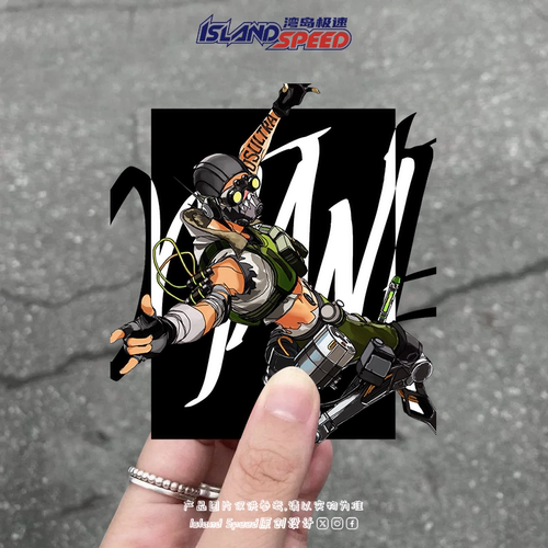 Apex Legends汽车贴纸Octane游戏角色笔记本电脑主机装饰贴画