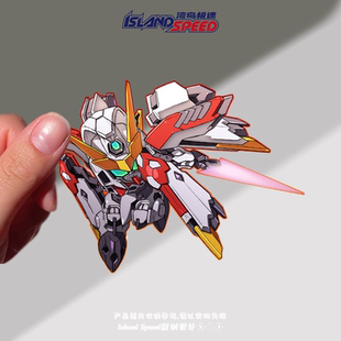 机动战士高达汽车贴纸德尔塔异端摩托车跑车车尾装 饰划痕遮盖贴