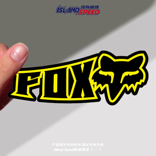 FOX狐狸汽车贴纸字母设计车身车窗玻璃防水防晒装 饰贴纸