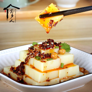 念乡人贵州特产小吃米豆腐325g 凉拌米糕干货土特产 2碗装