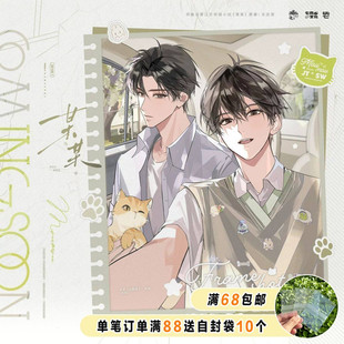 漫库正版 某某四期周边定格镜头系列 吧唧徽章色纸套组七尚文化