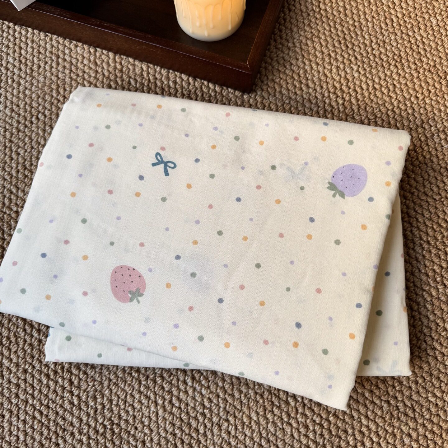 A类皱皱双层纱印花床单三件套单件学生宿舍床上单人家用宽边被单