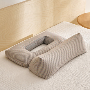 全棉养颈椎牵引全荞麦壳枕头镂空助侧睡不压脸可拆卸4D护耳组合枕