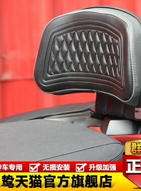 适用于宗申赛科龙RT5后座腰靠背靠背SR250T-3加大腰托尾翼改装件