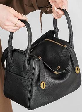 正价900+闭眼入！高端版本 头层togo牛皮26半手工单肩斜跨琳迪包