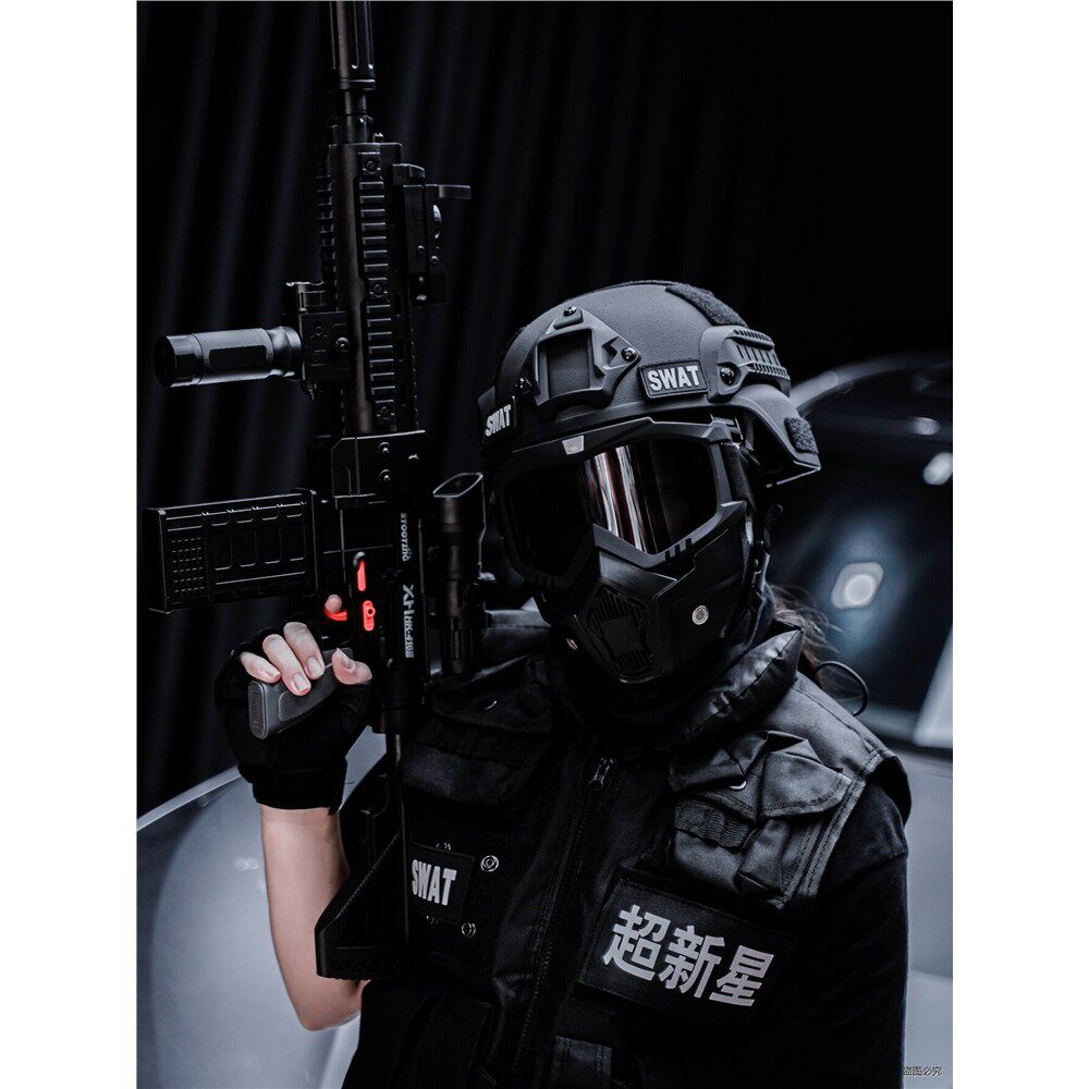 战术头盔儿童军迷特种兵防护米奇头盔真人CS作战户外成人骑行装备