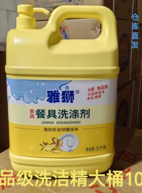 雅狮生姜果蔬餐具洗涤剂5千克