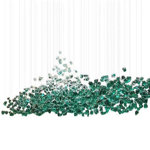 酒店大堂吊灯工程水晶灯售楼部沙盘灯大型大厅冰块石头子灯饰,家装灯饰光源,客厅吊灯,淘宝优惠券,粉丝福利购,淘宝优惠卷