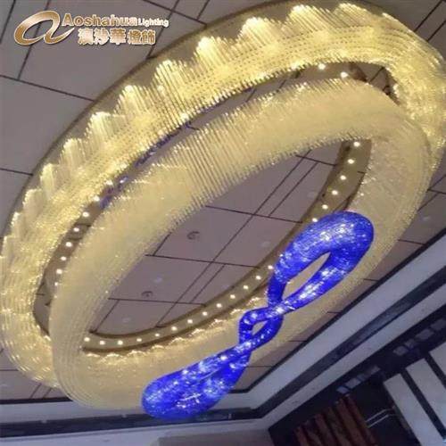 KTV现代简约风格大型水晶吊灯酒店别墅会所工程灯大吊水晶灯,家装灯饰光源,客厅吊灯,淘宝优惠券,粉丝福利购,淘宝优惠卷