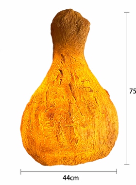 玻璃钢仿真面包汉堡模型门头蛋糕烘焙店招牌大型发光灯箱雕塑定制