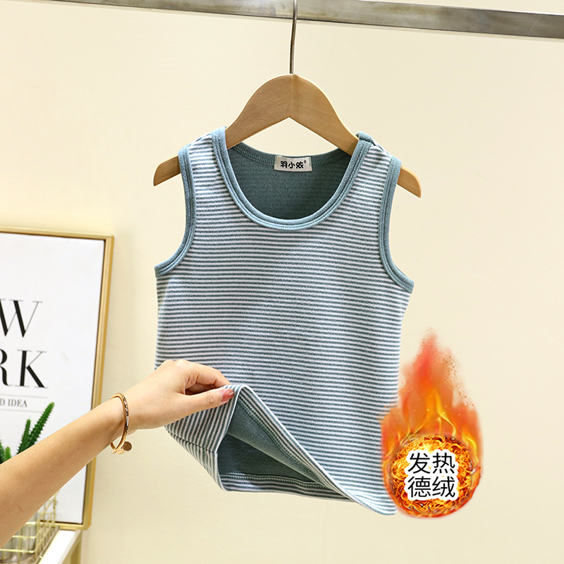 冬季儿童德绒保暖背心