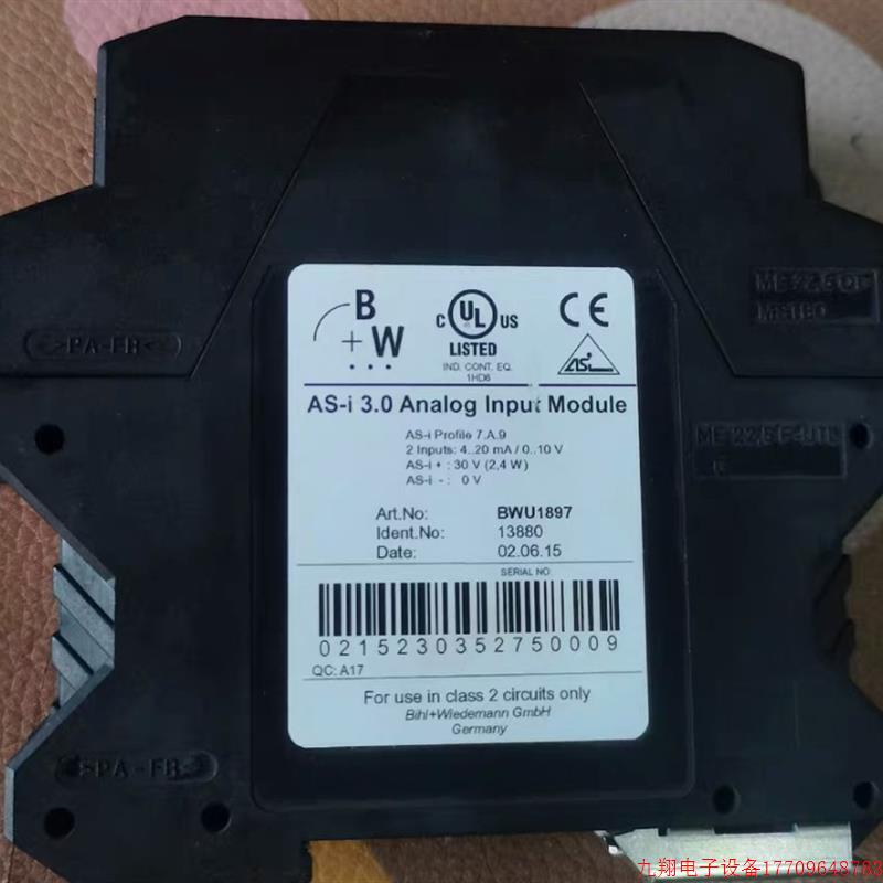 拍前询价:德国必威模块bwu1897,全新 型号齐全欢迎询价!